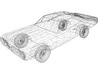 Dodge Coronet (1970) 3D Model