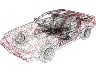 Mitsubishi Conquest (1988) 3D Model