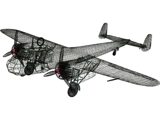 Dornier Do 17Z 3D Model