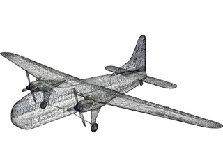 Bristol Freighter Mk 32 3D Model