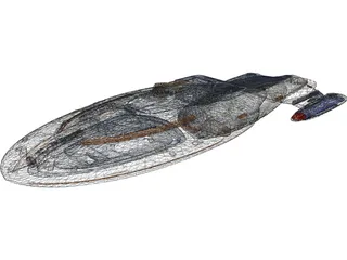 Star Trek Voyager 3D Model