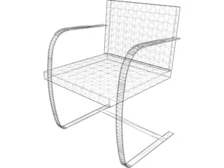 Chair Brno Modern 3D Model