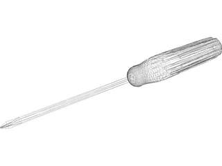 Screwdriver Cross 3D Model