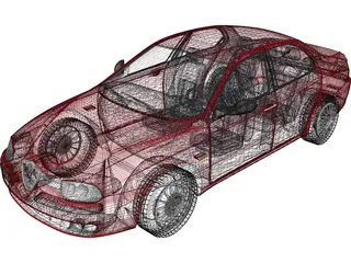 Alfa Romeo 156 (1997) 3D Model