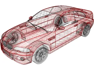 BMW M3 Coupe (2001) 3D Model