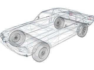 Ford Mustang (1967) 3D Model