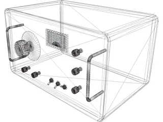 Radio Fifties 3D Model