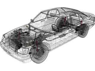 Mercedes-Benz 230 3D Model