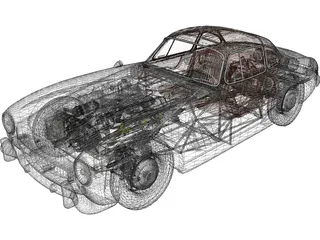 Mercedes-Benz 300 SL Gullwing (1950) 3D Model