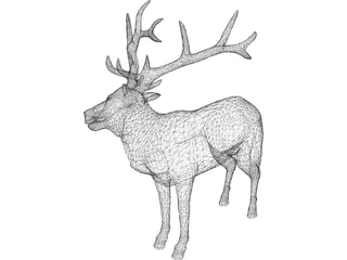 Elk 3D Model