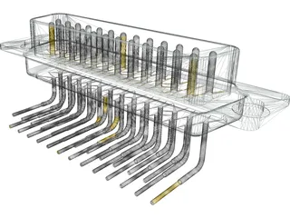 Plug D-25 3D Model