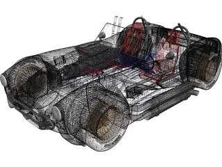 Shelby Cobra [Supercharged] 3D Model