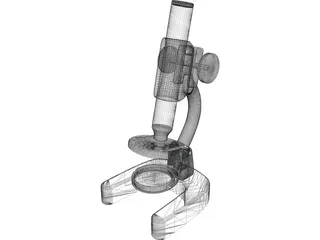 Microscope 3D Model