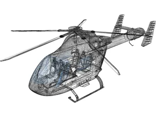 MD-900 Explorer 3D Model