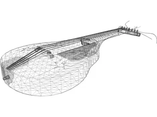 Mandolin 3D Model