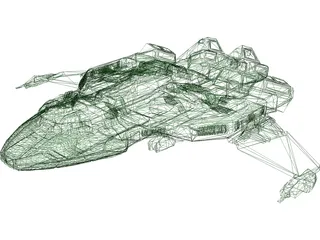 Spaceship 3D Model