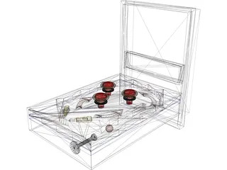 Pinball 3D Model