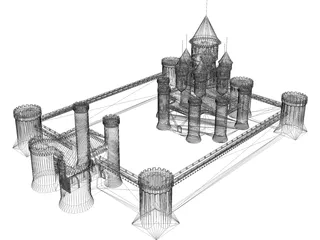 Castle Fantasy 3D Model