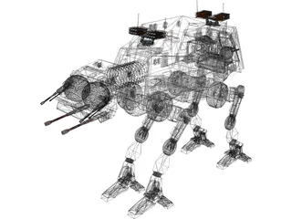 Star Wars Advanced ATAT 3D Model