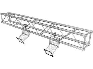 Stage Lights 3D Model