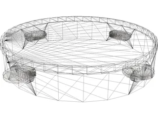 Tamborine 3D Model