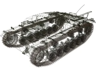 Sturmgeschuetz III 3D Model