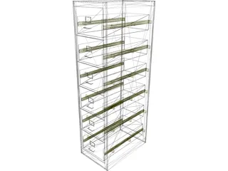 File Cabinet 3D Model