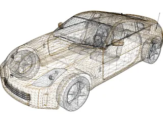 Nissan 350Z (2002) 3D Model