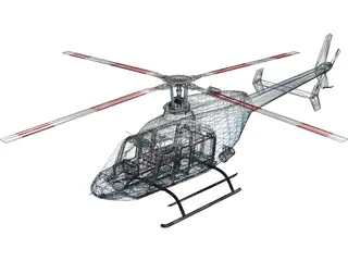 Bell 407 3D Model