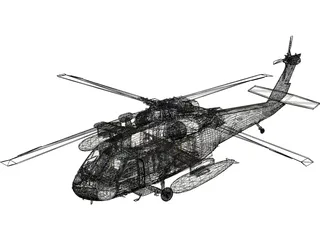 Sikorsky UH-60 Black Hawk 3D Model