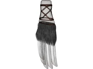 Native American Prayer Fan 3D Model