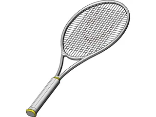 Tennis Racquet 3D Model