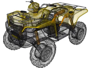 Suzuki Quad Cycle 3D Model