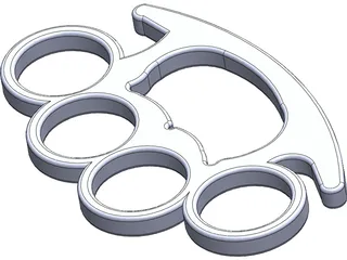 Brass Knuckles 3D Model