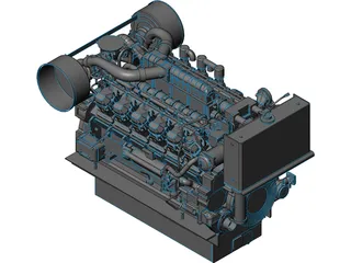 Engine Diesel 3D Model