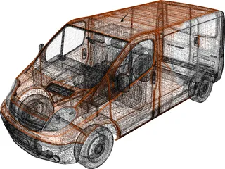 Opel Vivaro TNT 3D Model