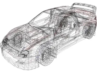 Citroen Xsara WRC 3D Model