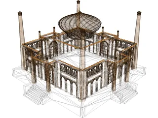 Taj Mahal 3D Model