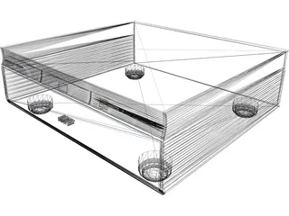 Sony Blu-ray Player 3D Model