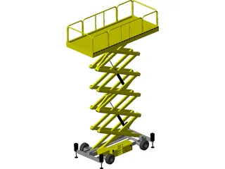 Scissor Lift 3D Model