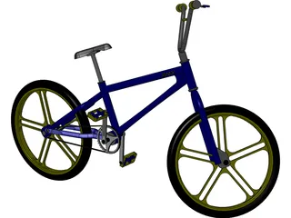 BMX Bike 3D Model