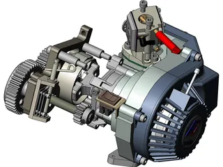 Modellsport Solo Engine 3D Model