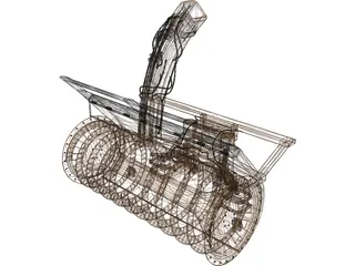 Snow Blower 3D Model