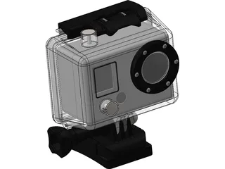 GoPro Hero Camera 3D Model