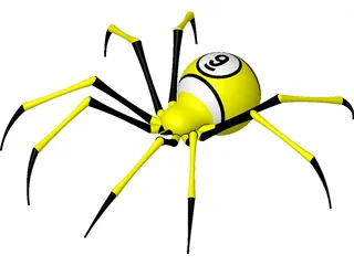 9ball Spider 3D Model