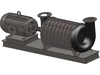 HSI Centrifugal Blower 3D Model