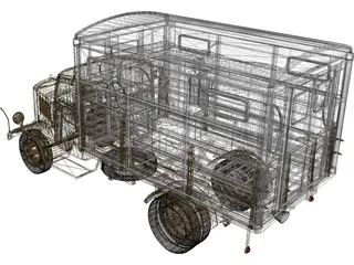 Mercedes-Benz Einheitskoffer 3D Model