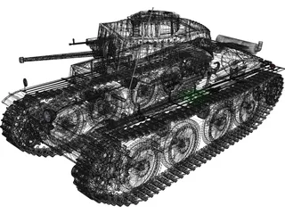 Panzer 38 3D Model