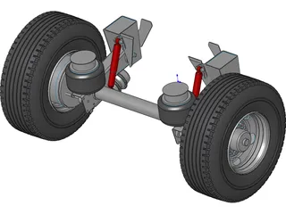 Hendrickson Suspension 3D Model