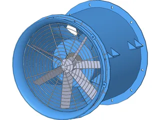 Industrial Fan 3D Model